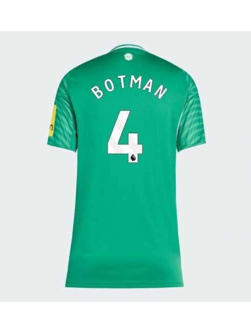 Ženski Nogometna dresi replika Newcastle United Sven Botman #4 Gostujoči 2025-26 Kratek rokav Ženski Nogometna dresi replika Newcastle United Sven Botman #4 Gostujoči 2025-26 Kratek rokav